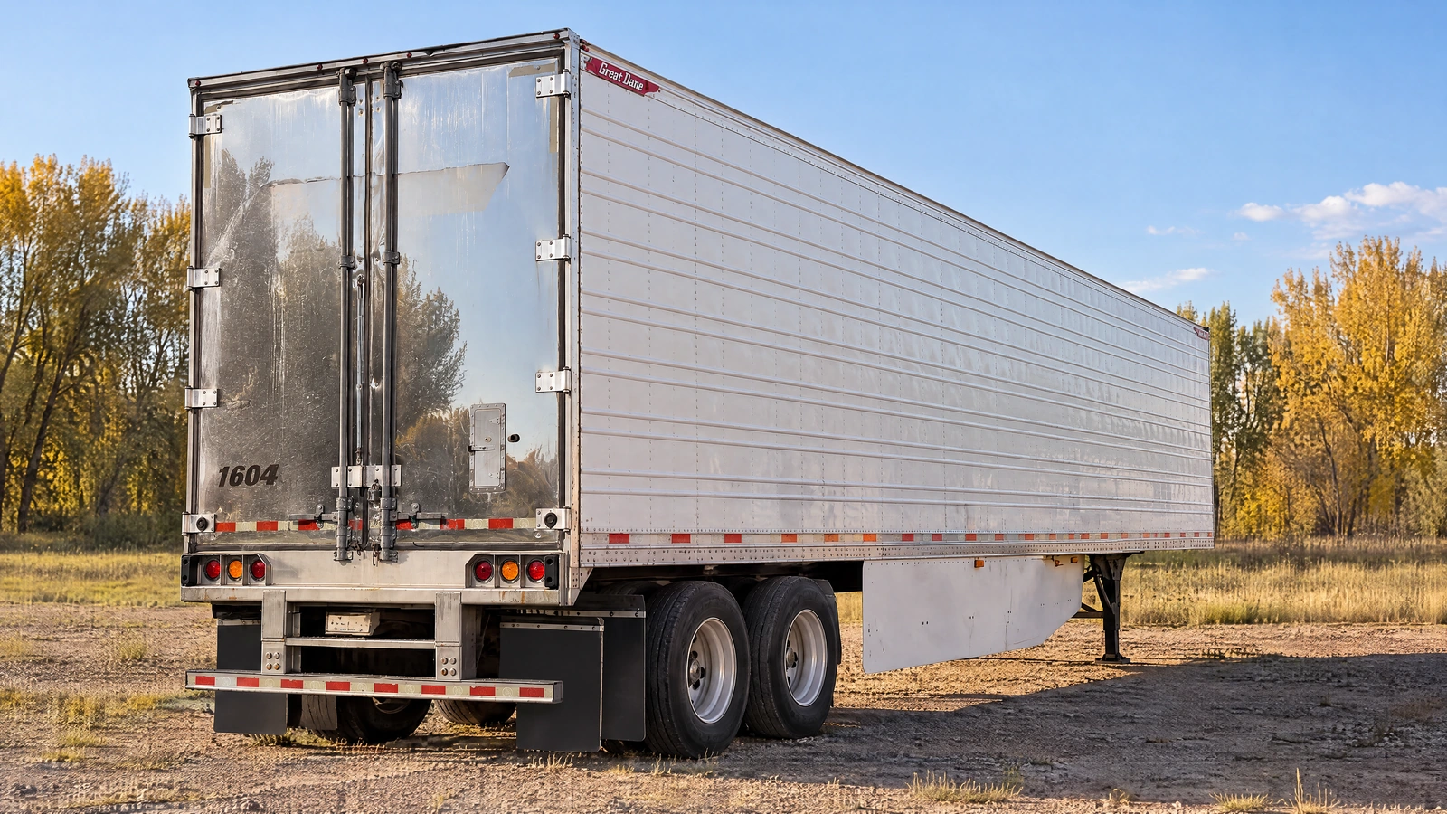 2016 Great Dane Thermo King, Stock 1604, Rear three-quarter illustration