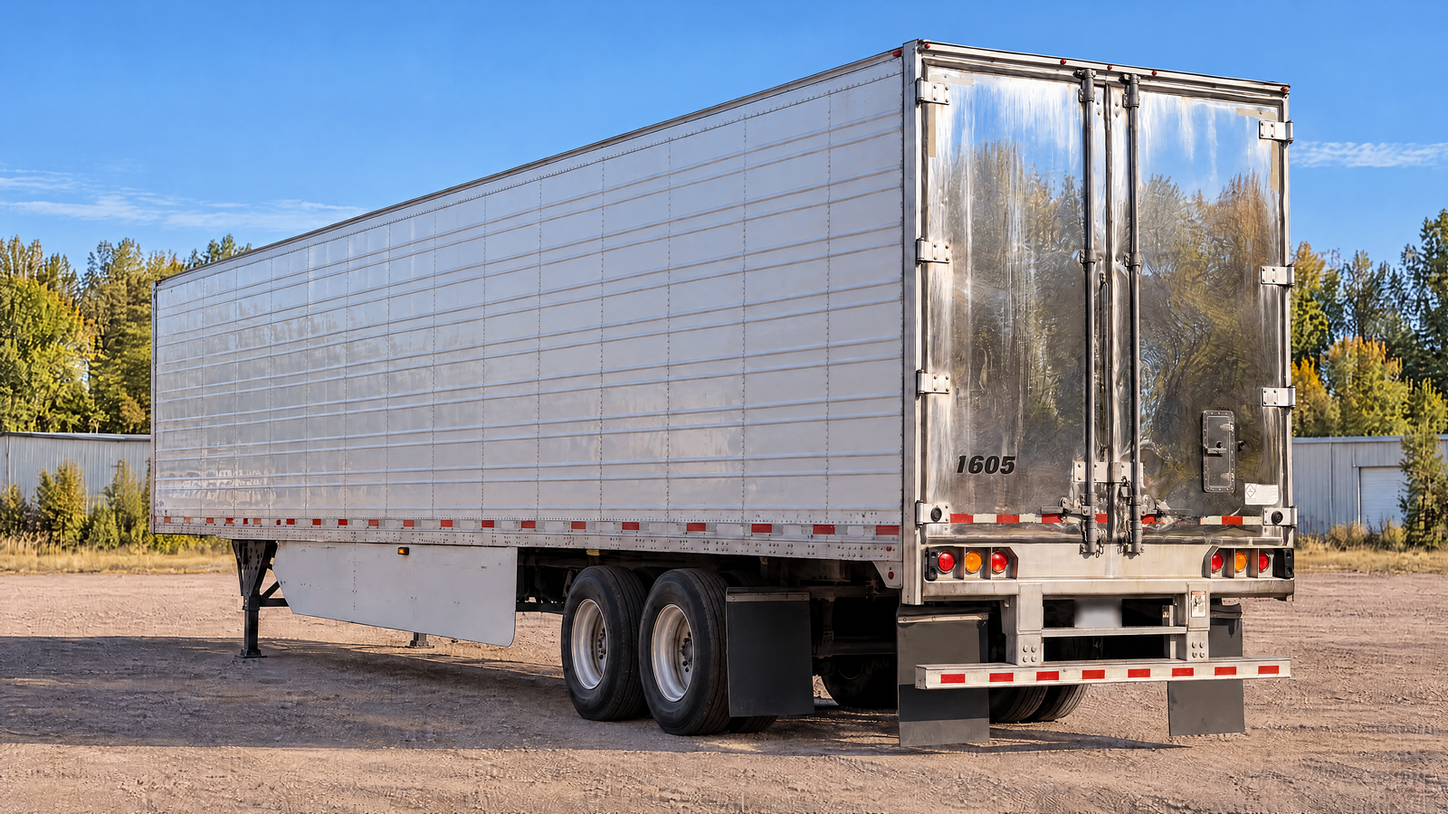 2016 Great Dane Thermo King, Stock 1605, Rear three-quarter illustration