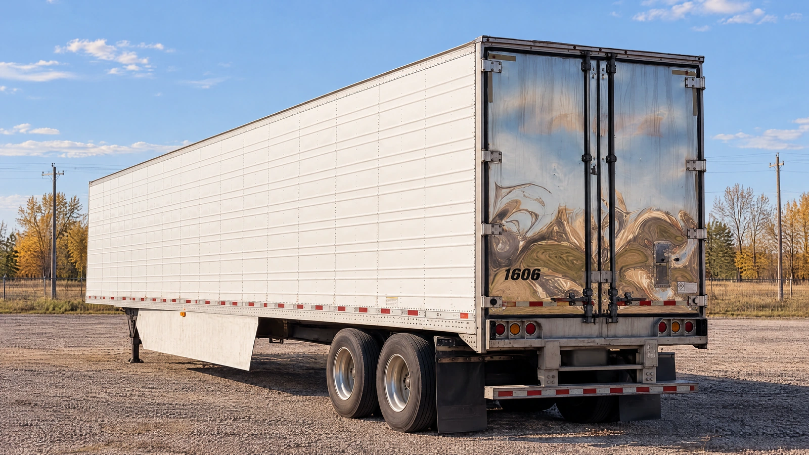 2016 Great Dane Thermo King, Stock 1606, Opposite rear three-quarter illustration