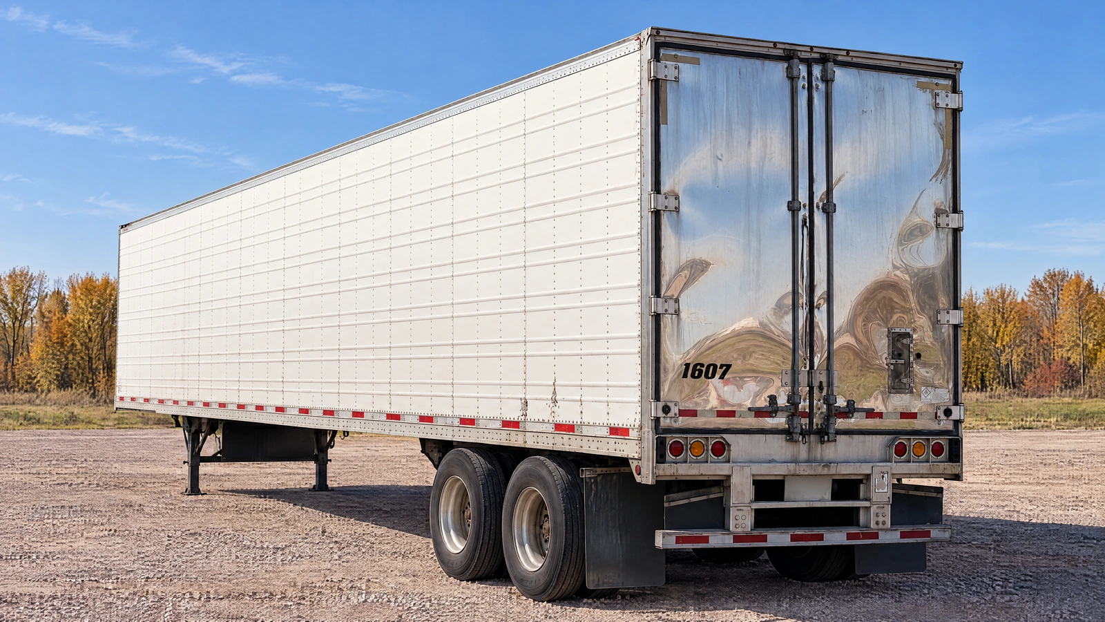 2016 Great Dane Thermo King, Stock 1607, Rear three-quarter illustration