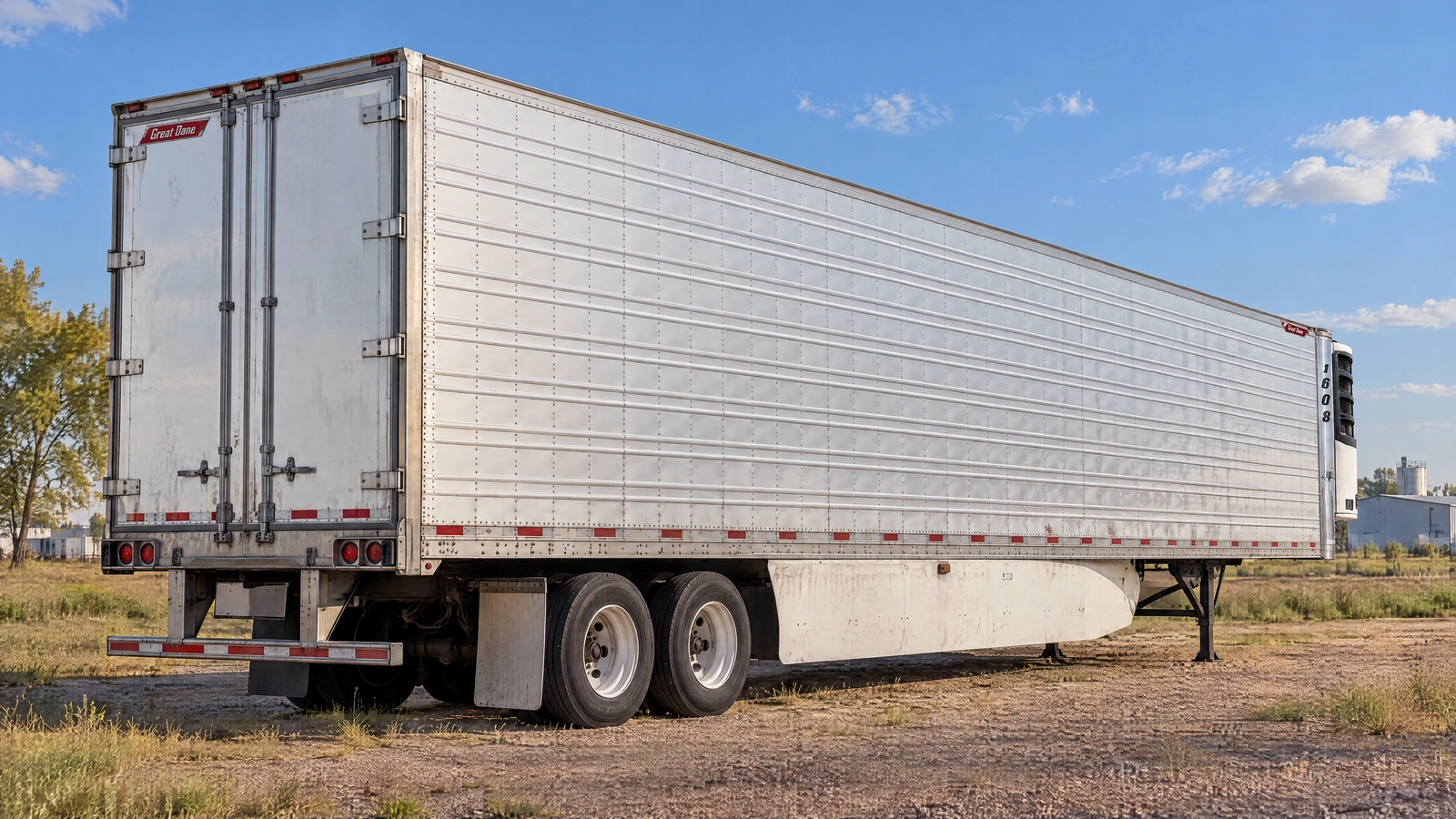 2016 Great Dane Thermo King, Stock 1608, Rear three-quarter illustration