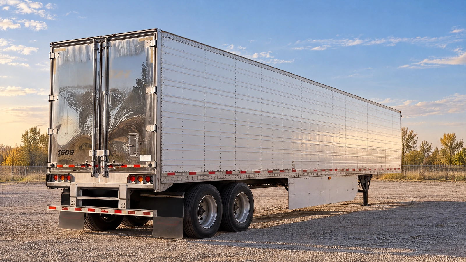 2016 Great Dane Thermo King, Stock 1609, Rear three-quarter illustration