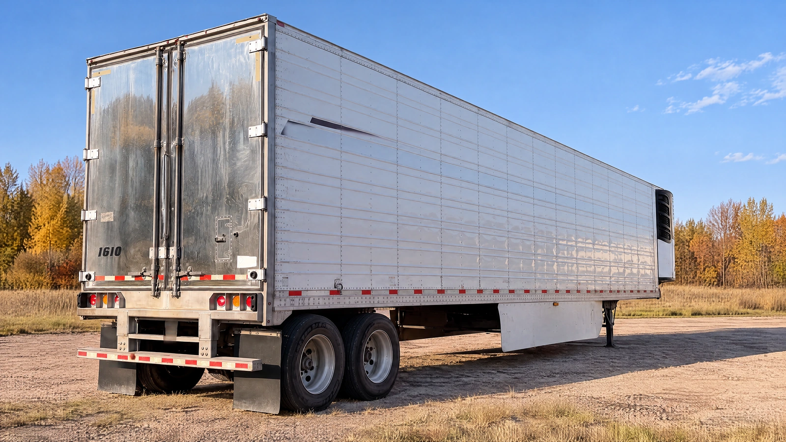 2016 Great Dane Thermo King, Stock 1610, Rear three-quarter illustration