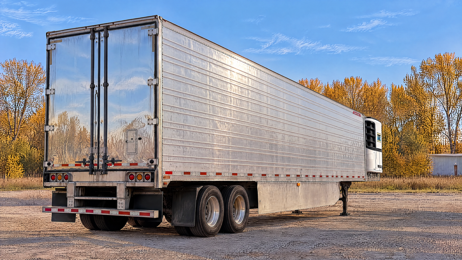 2016 Great Dane Thermo King, Stock 1611, Rear three-quarter illustration