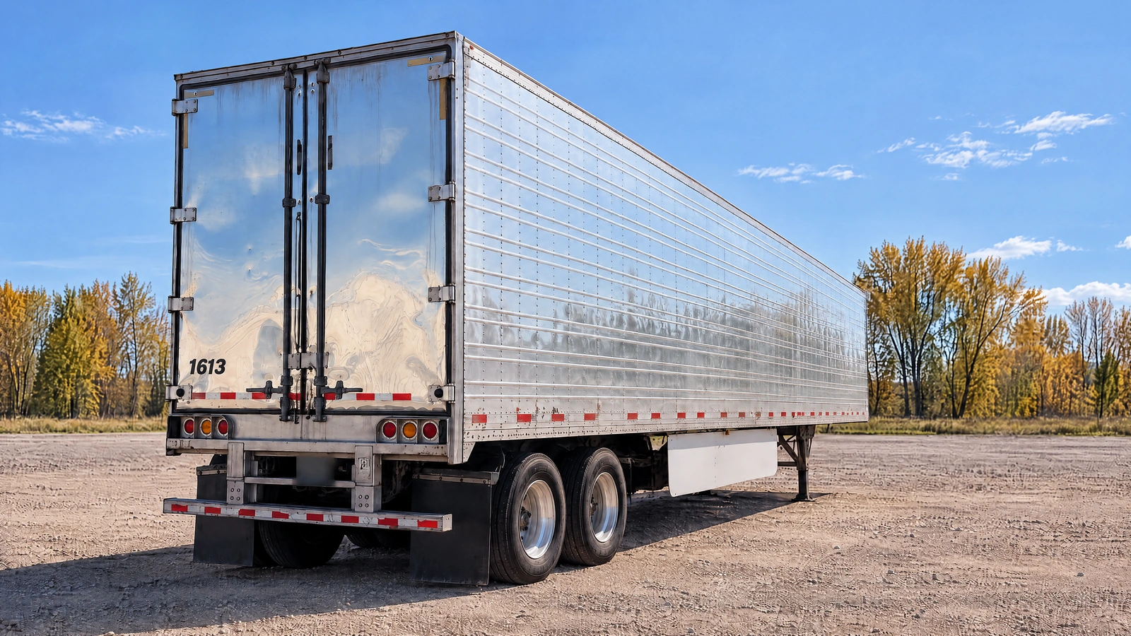 2016 Great Dane Thermo King, Stock 1613, Rear three-quarter illustration