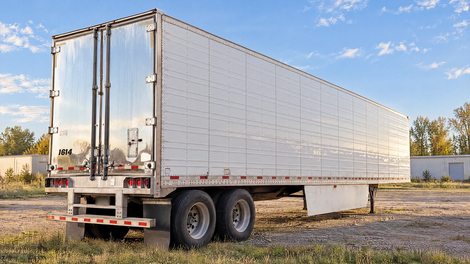 2016 Great Dane Thermo King, Stock 1614, Rear three-quarter illustration