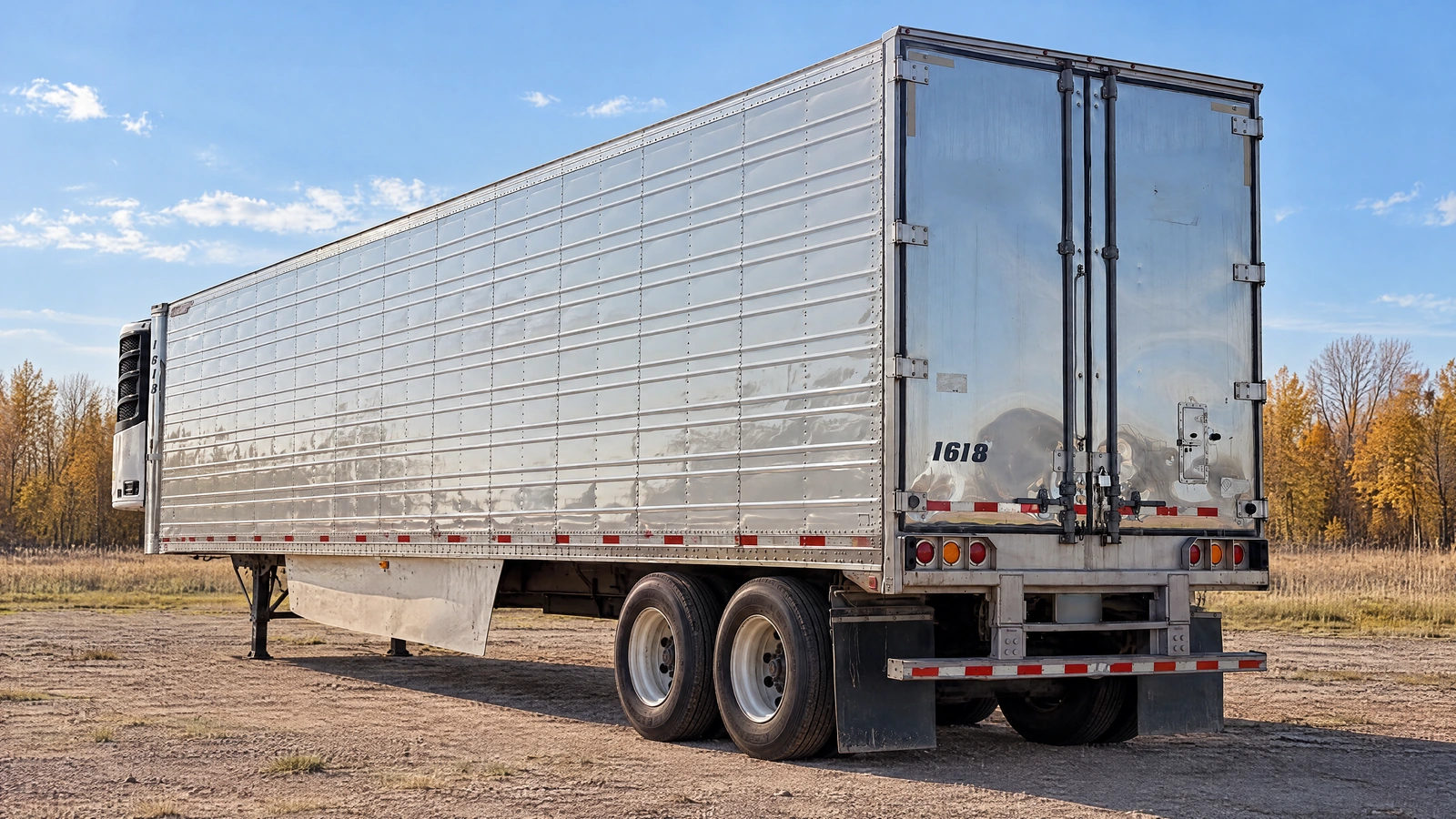 2016 Great Dane Thermo King, Stock 1618, Rear three-quarter illustration